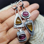 Vintage Triangle Earrings