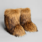 Faux Fur Mid-Calf Winter Statement Snow Boots