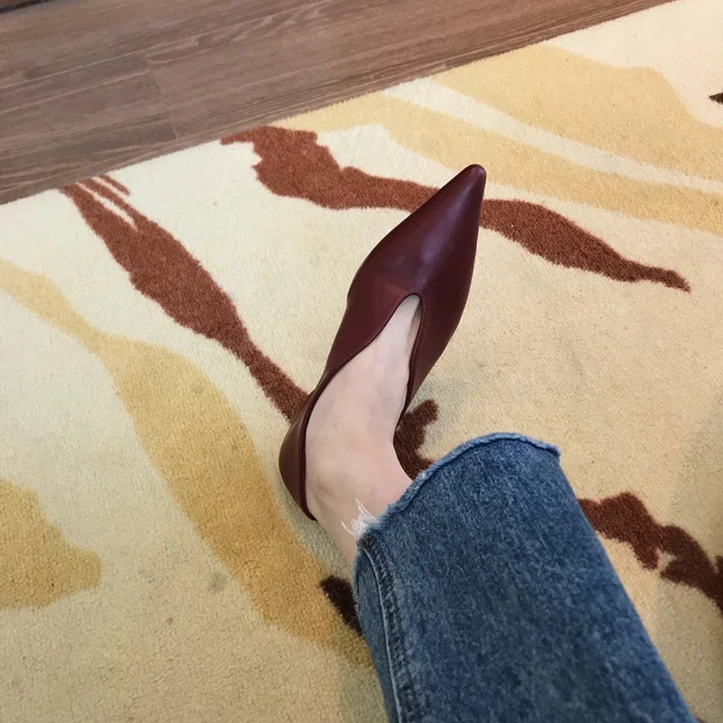 Summer Pointed Toe Slip-On Casual Flat Shoes