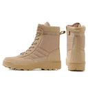 High-Top Lightweight Tactical Trekking Boots with Non-Slip Grip Sole