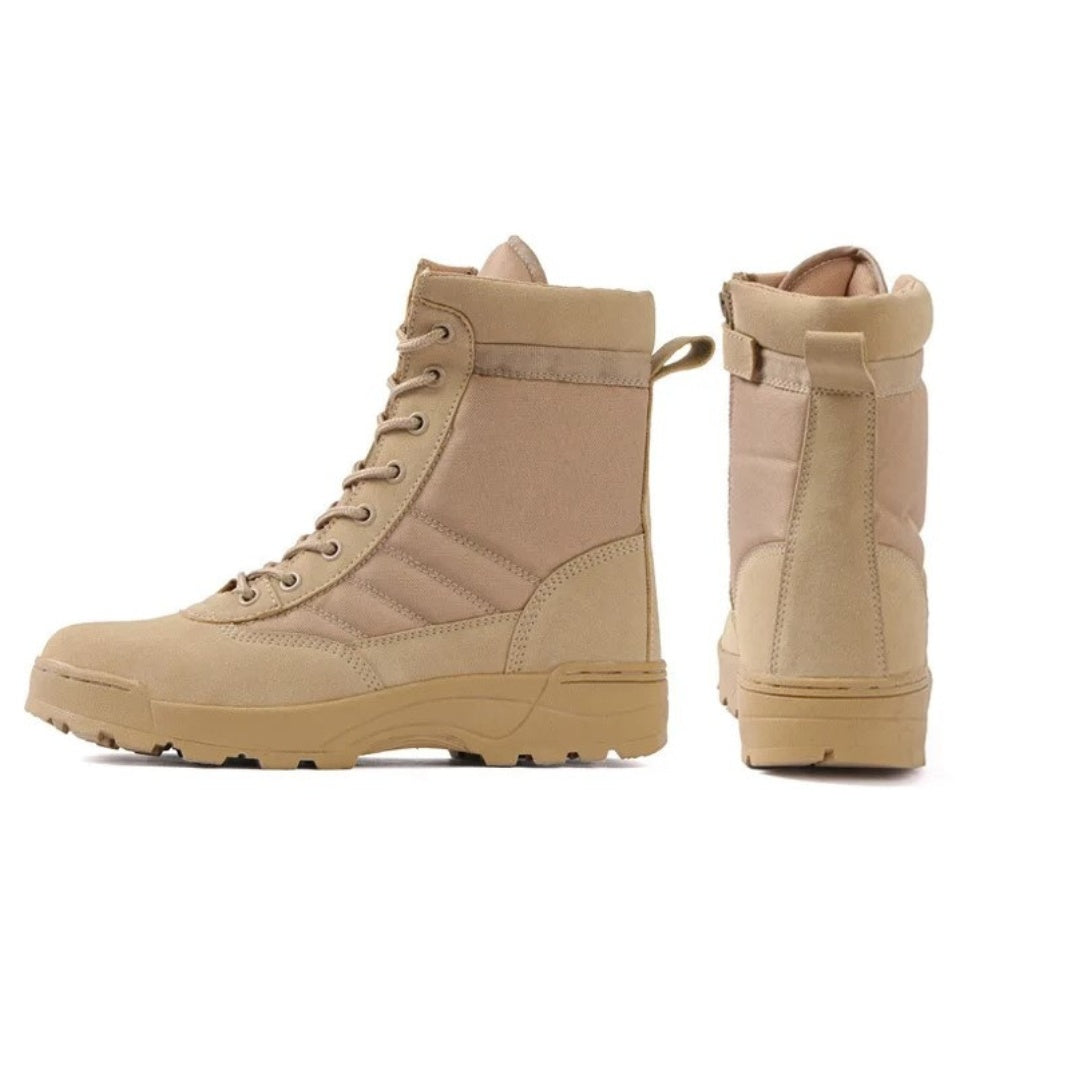 High-Top Lightweight Tactical Trekking Boots with Non-Slip Grip Sole