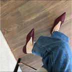 Summer Pointed Toe Slip-On Casual Flat Shoes