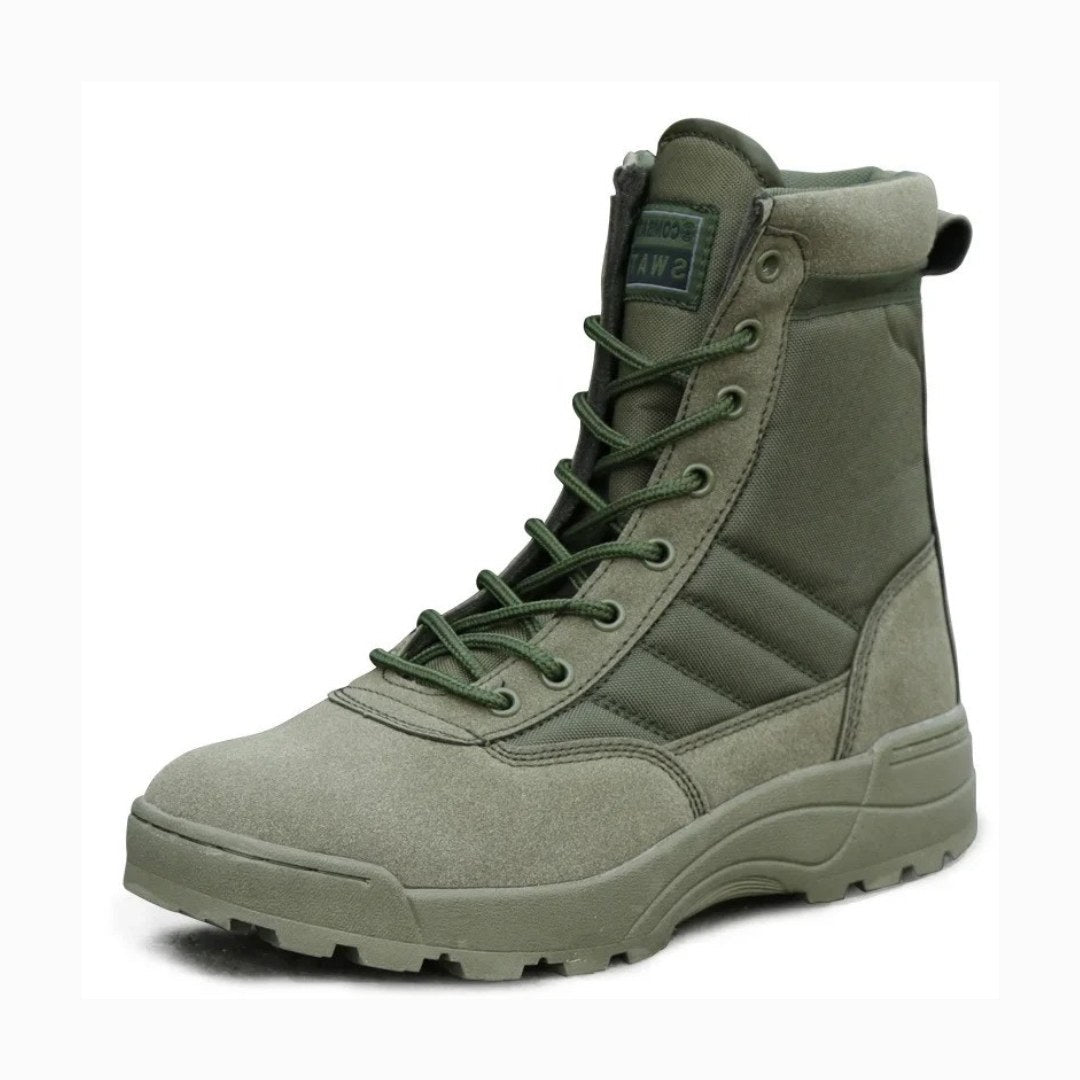 High-Top Lightweight Tactical Trekking Boots with Non-Slip Grip Sole