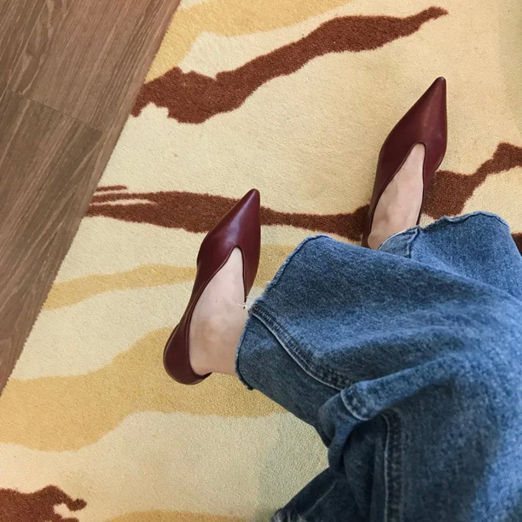 Summer Pointed Toe Slip-On Casual Flat Shoes