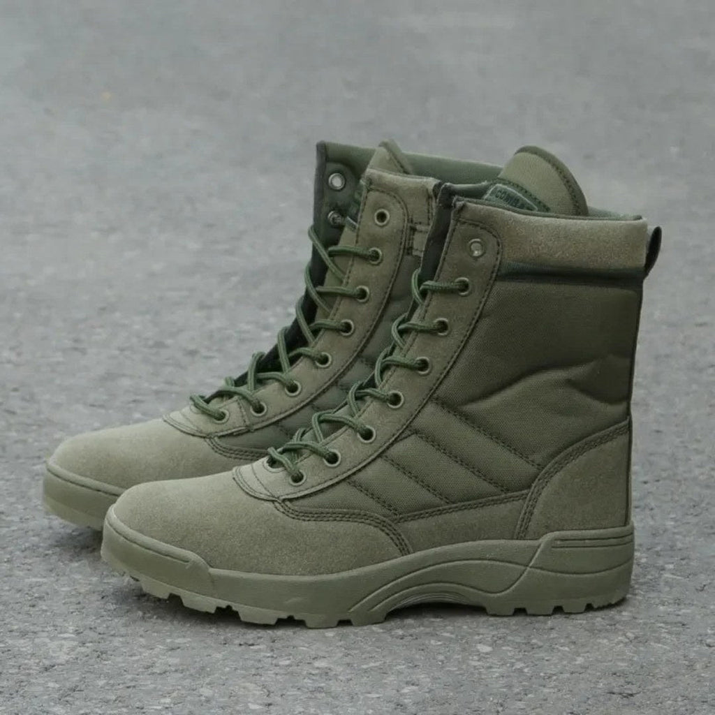 High-Top Lightweight Tactical Trekking Boots with Non-Slip Grip Sole