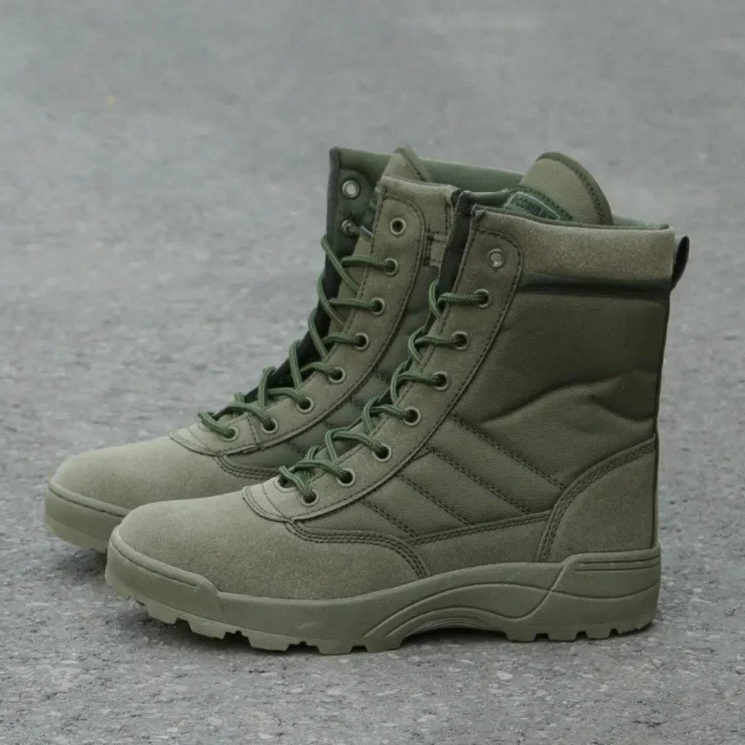 High-Top Lightweight Tactical Trekking Boots with Non-Slip Grip Sole