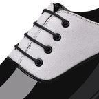 Patent Style Pointed-Toe Oxford Dress Shoes