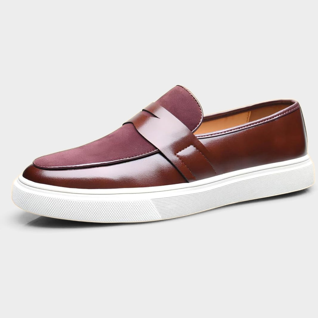 Smart Casual Suede Penny Slip-On Loafers