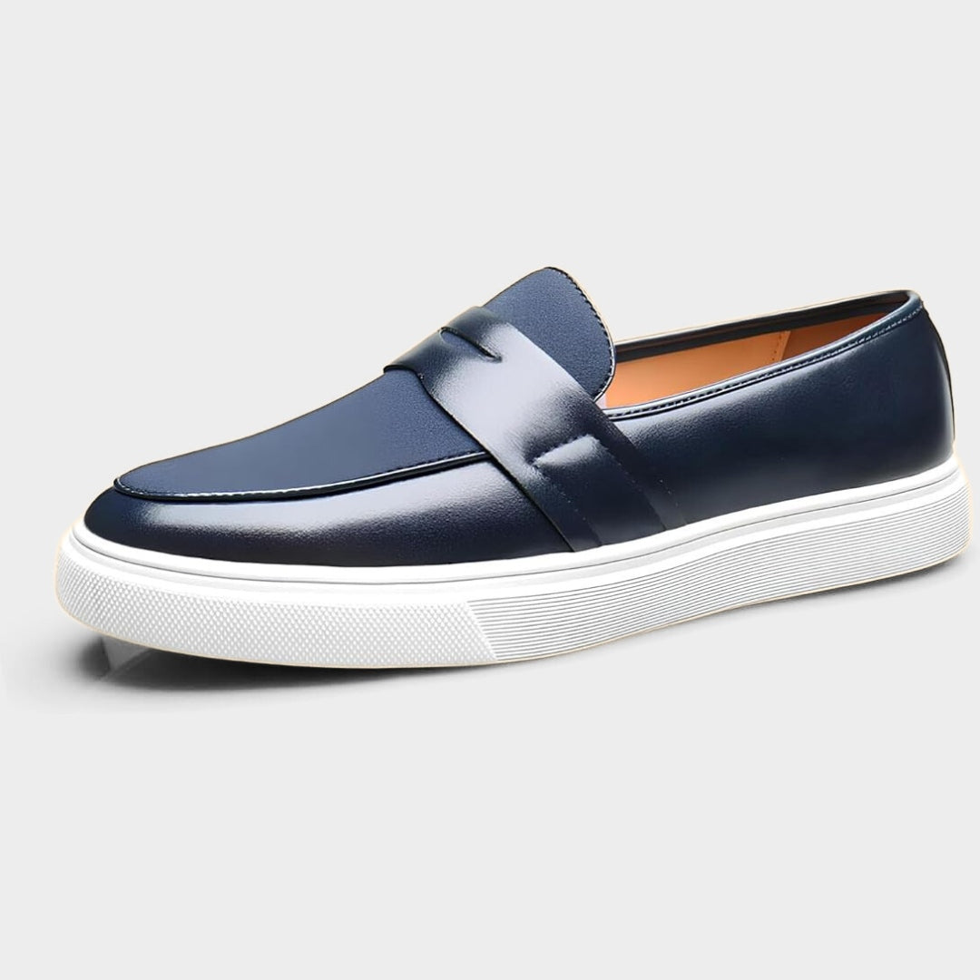 Smart Casual Suede Penny Slip-On Loafers
