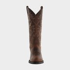 Embroidered Cowboy Riding Boots with Pointed Toe