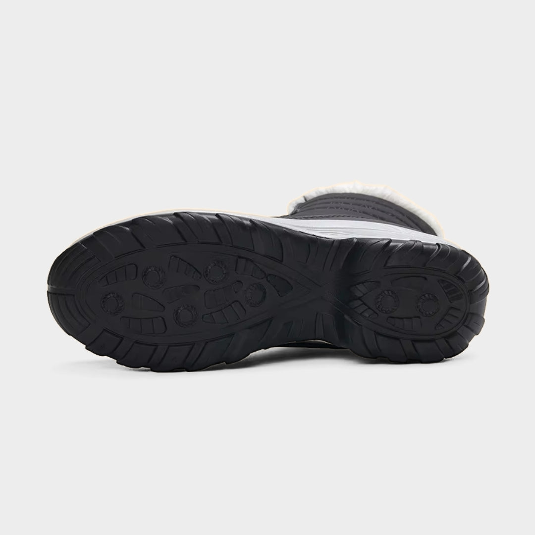 Winter Ankle Snow Boots with Faux Fur Lining and Platform Grip Sole