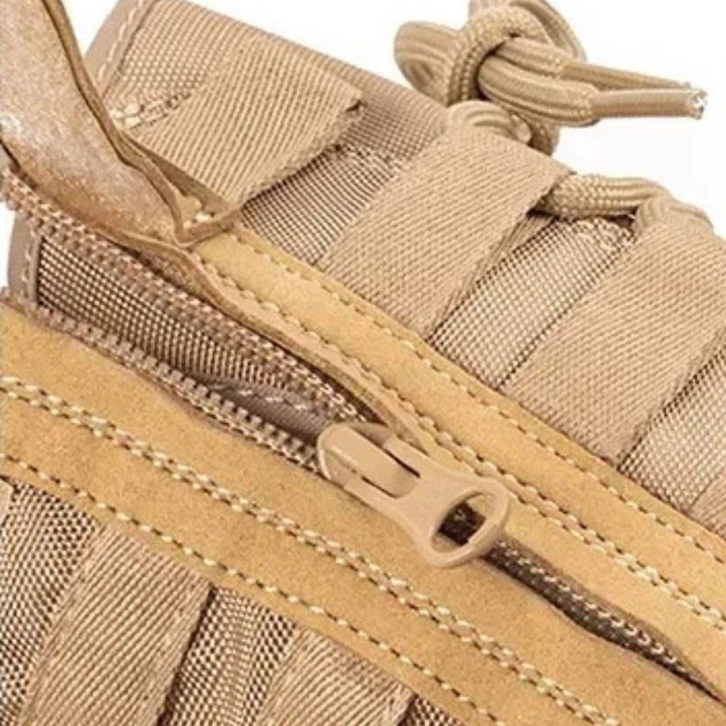 High-Top Nylon Desert Hiking Boots with Rubber Sole