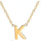 Chic Love Letter Gold Initial Necklace