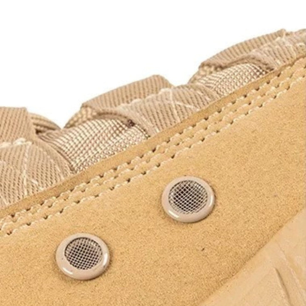 High-Top Nylon Desert Hiking Boots with Rubber Sole