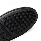 Glossy Leather Slip-On Penny Loafers with Soft Sole