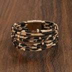 Wide Boho Multilayer Wrap Bracelet