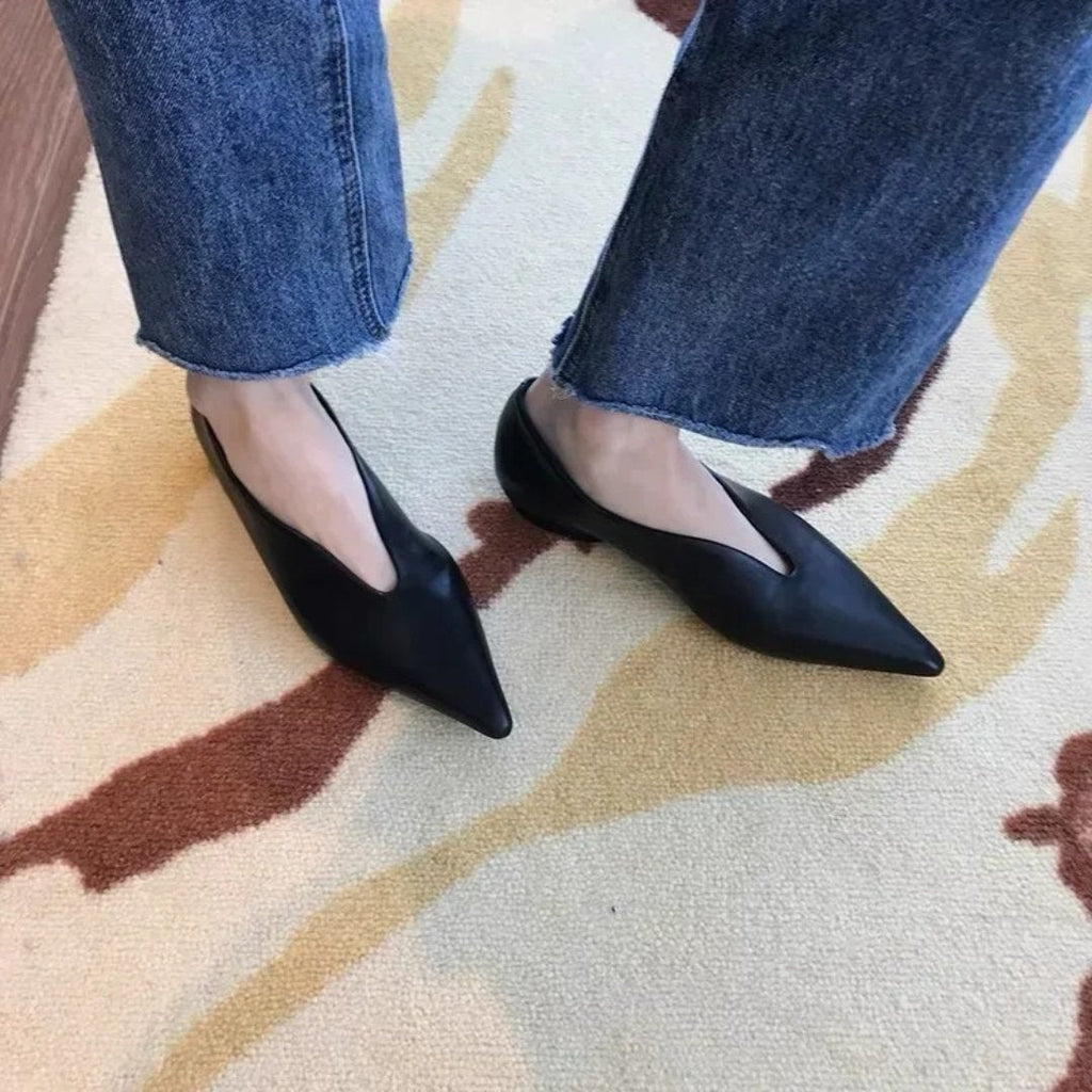 Summer Pointed Toe Slip-On Casual Flat Shoes