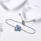 Sapphire Butterfly Bracelet