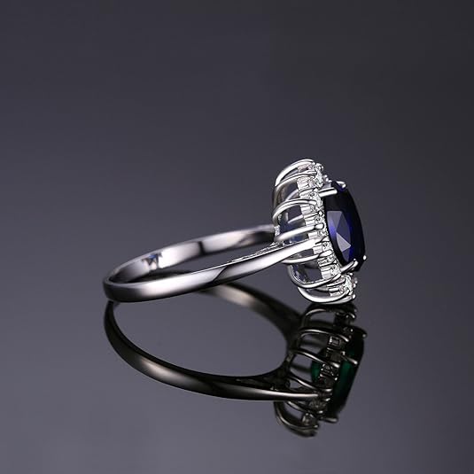 Classic Sapphire Halo Ring