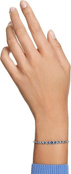 Round Cut Sapphire Tennis Bracelet