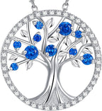 Tree of Life Sapphire Necklace