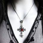 Veldrith Noirelle Cross Necklace