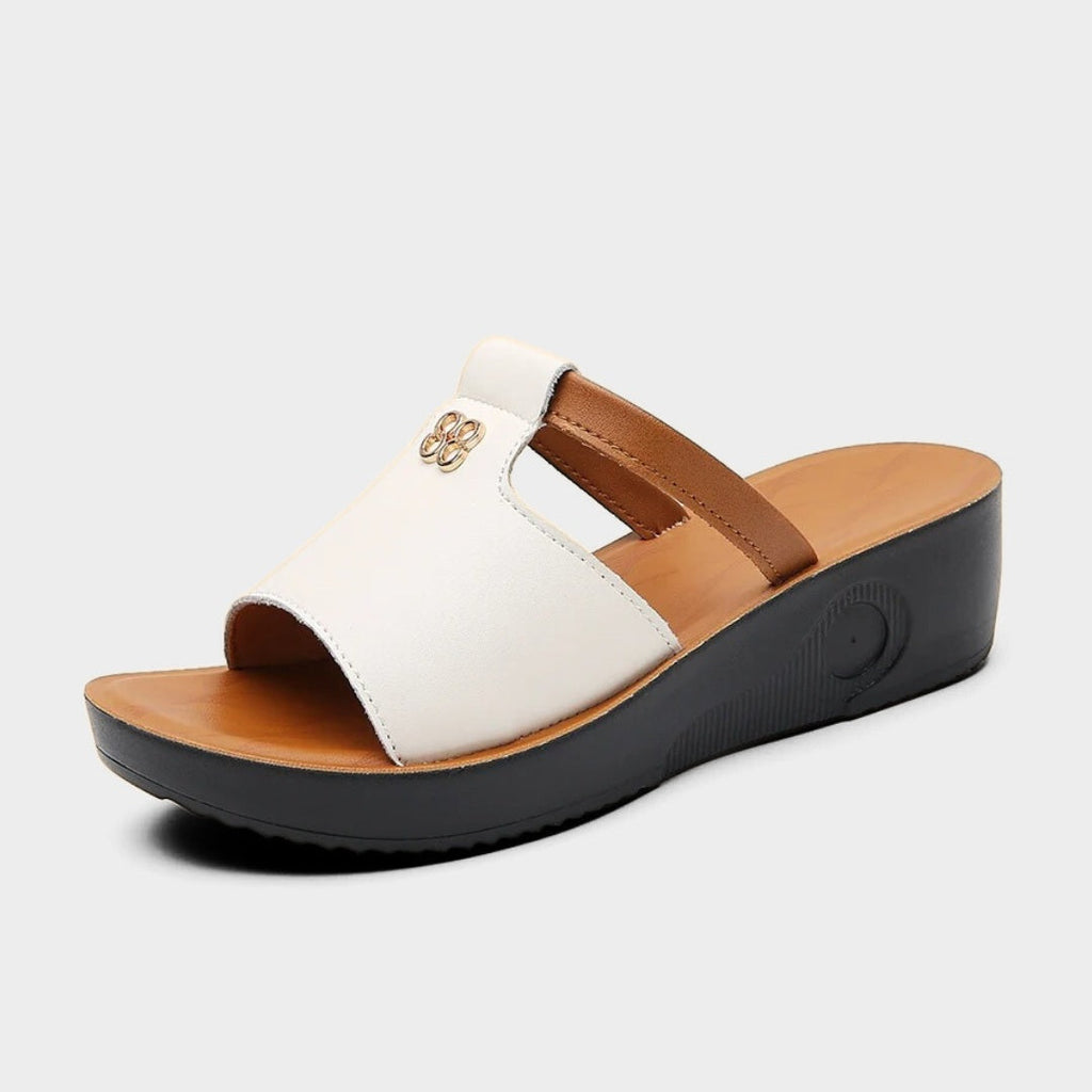 Leather Ankle Shoes with Anti-Slip Rubber Sole