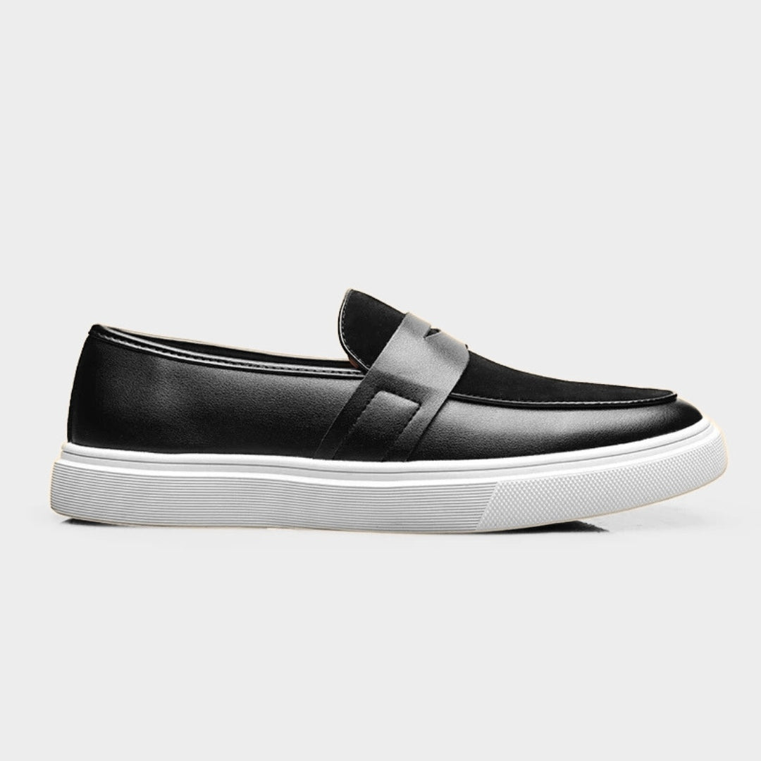 Smart Casual Suede Penny Slip-On Loafers