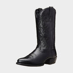 Embroidered Cowboy Riding Boots with Pointed Toe