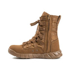 High-Top Nylon Desert Hiking Boots with Rubber Sole