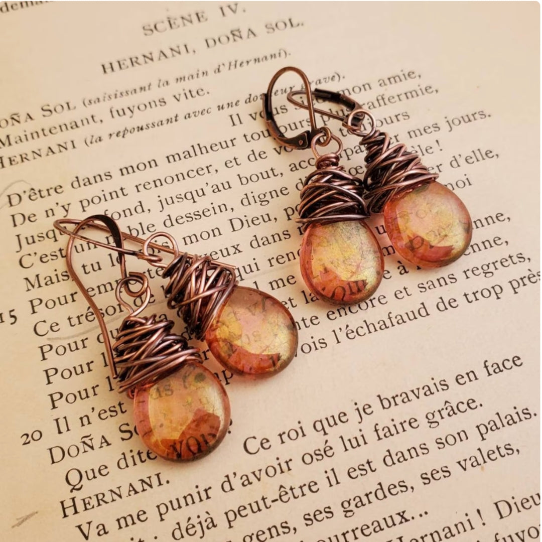 Retro Firefly Earrings