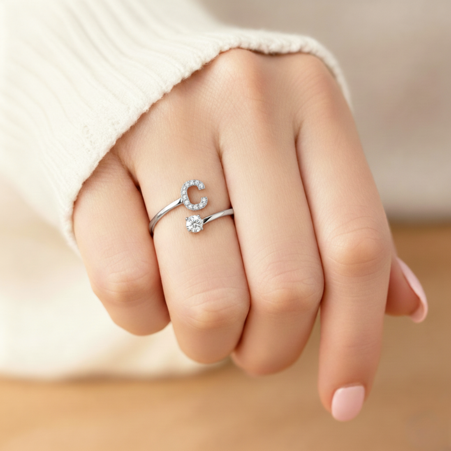 The Always Yours Initial Ring