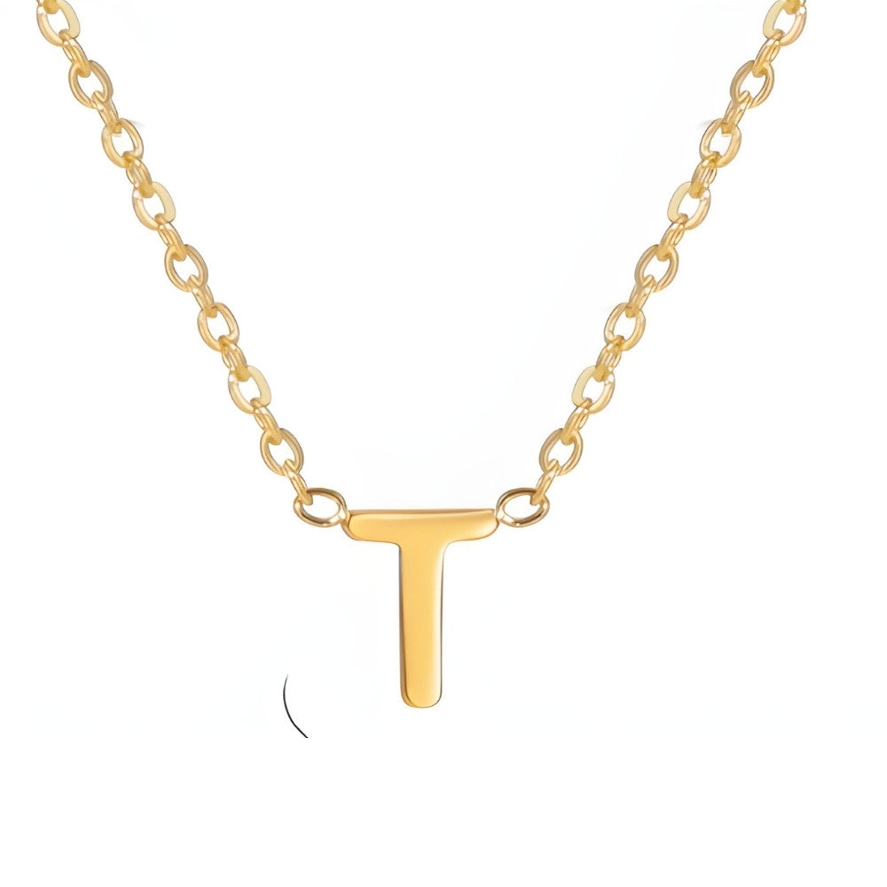 Chic Love Letter Gold Initial Necklace