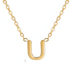 Chic Love Letter Gold Initial Necklace