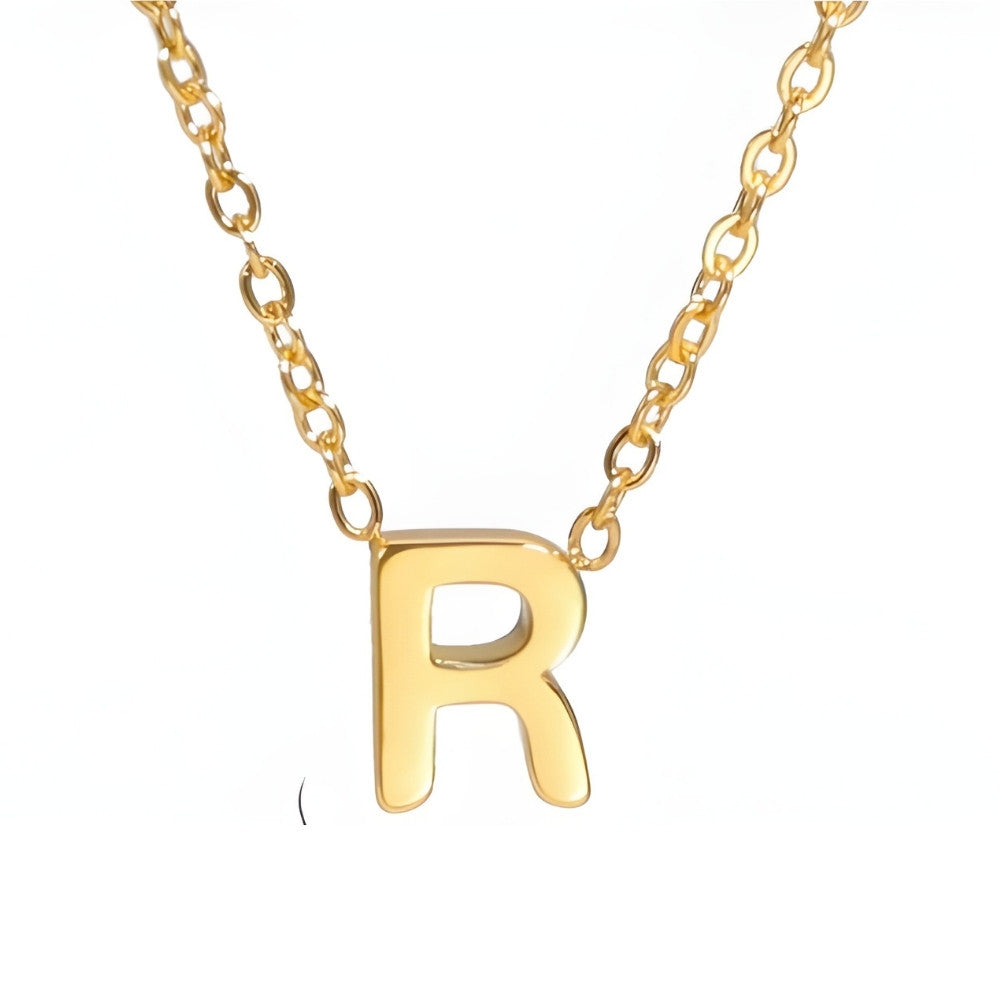 Chic Love Letter Gold Initial Necklace