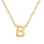 Chic Love Letter Gold Initial Necklace