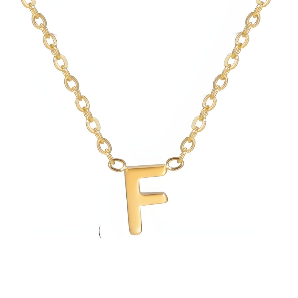 Chic Love Letter Gold Initial Necklace