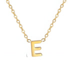 Chic Love Letter Gold Initial Necklace