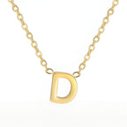 Chic Love Letter Gold Initial Necklace