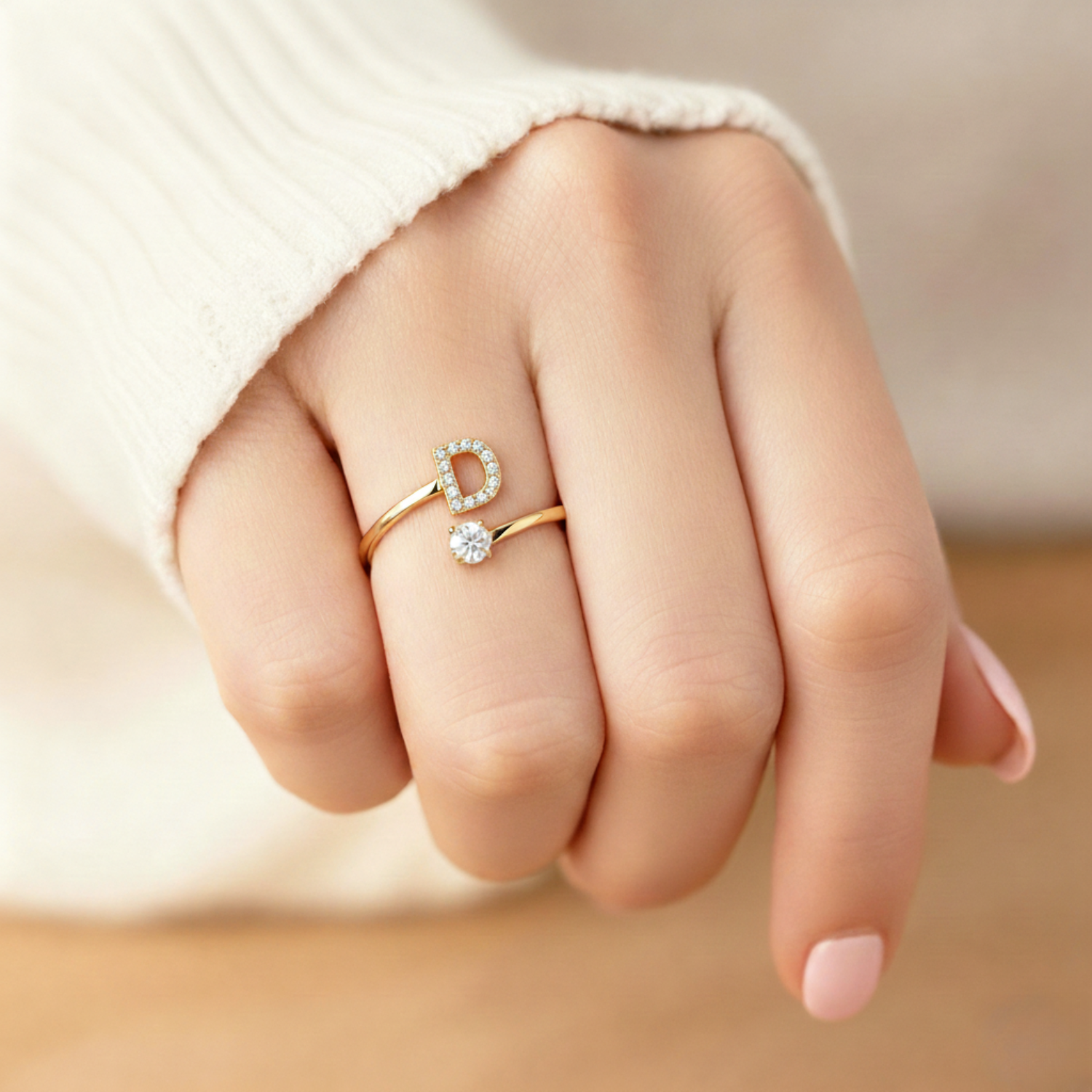 The Always Yours Initial Ring