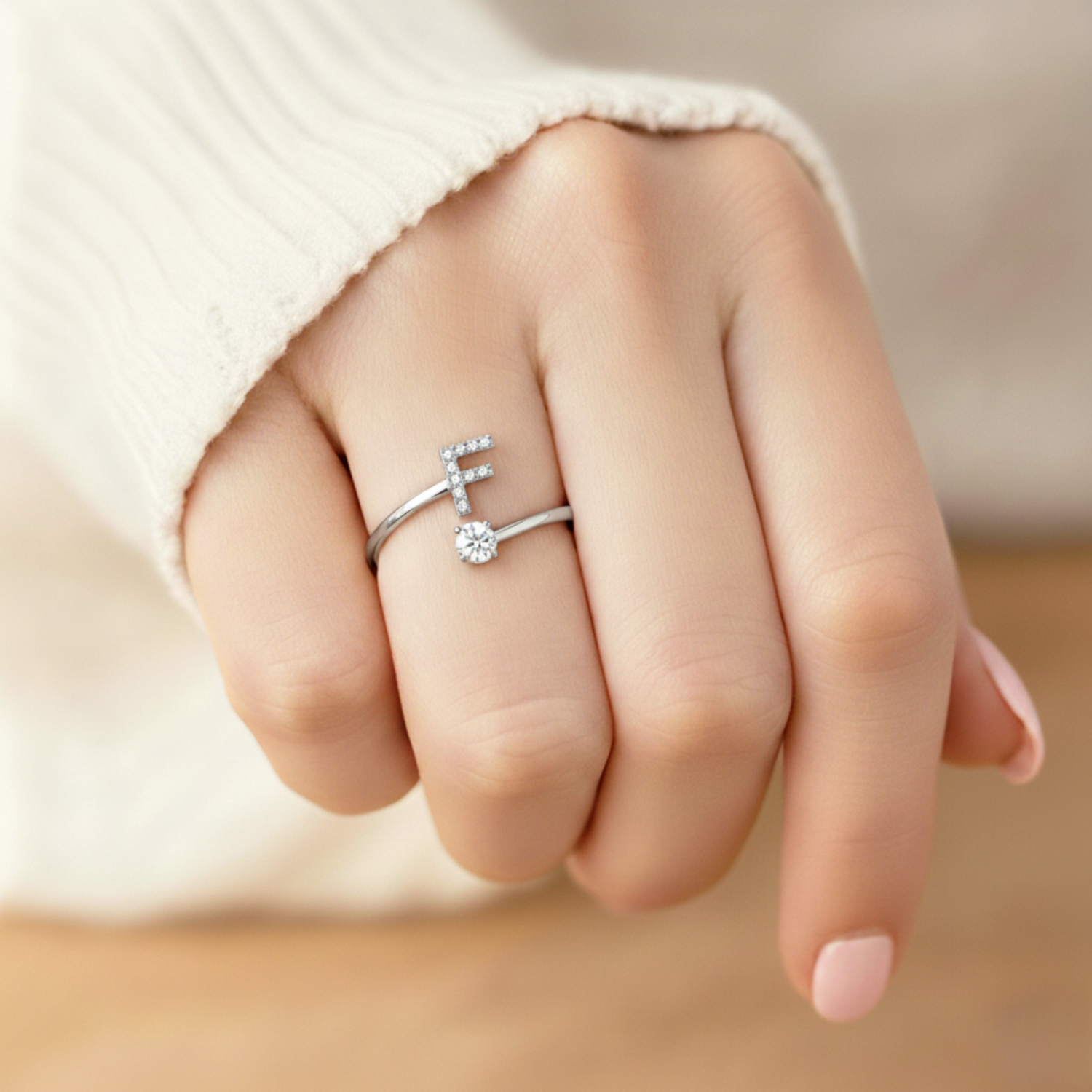 The Always Yours Initial Ring