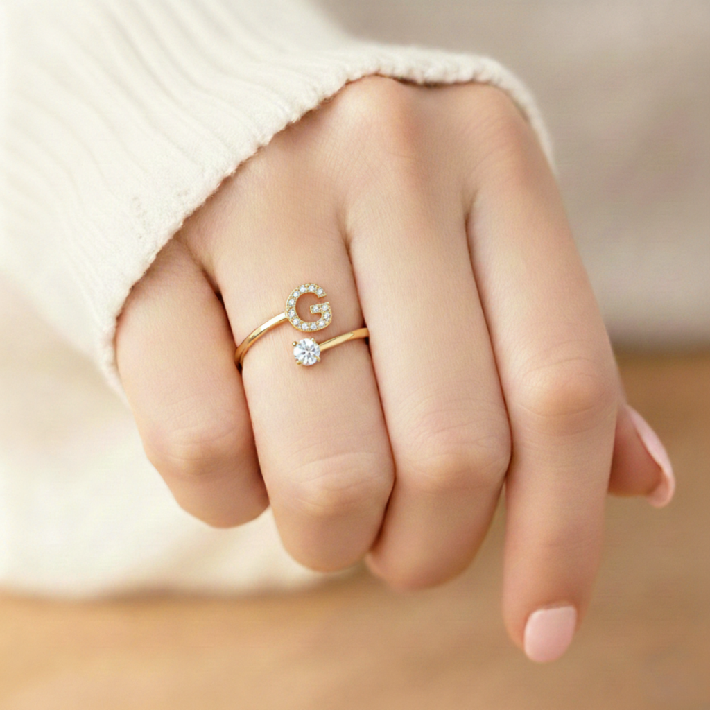 The Always Yours Initial Ring