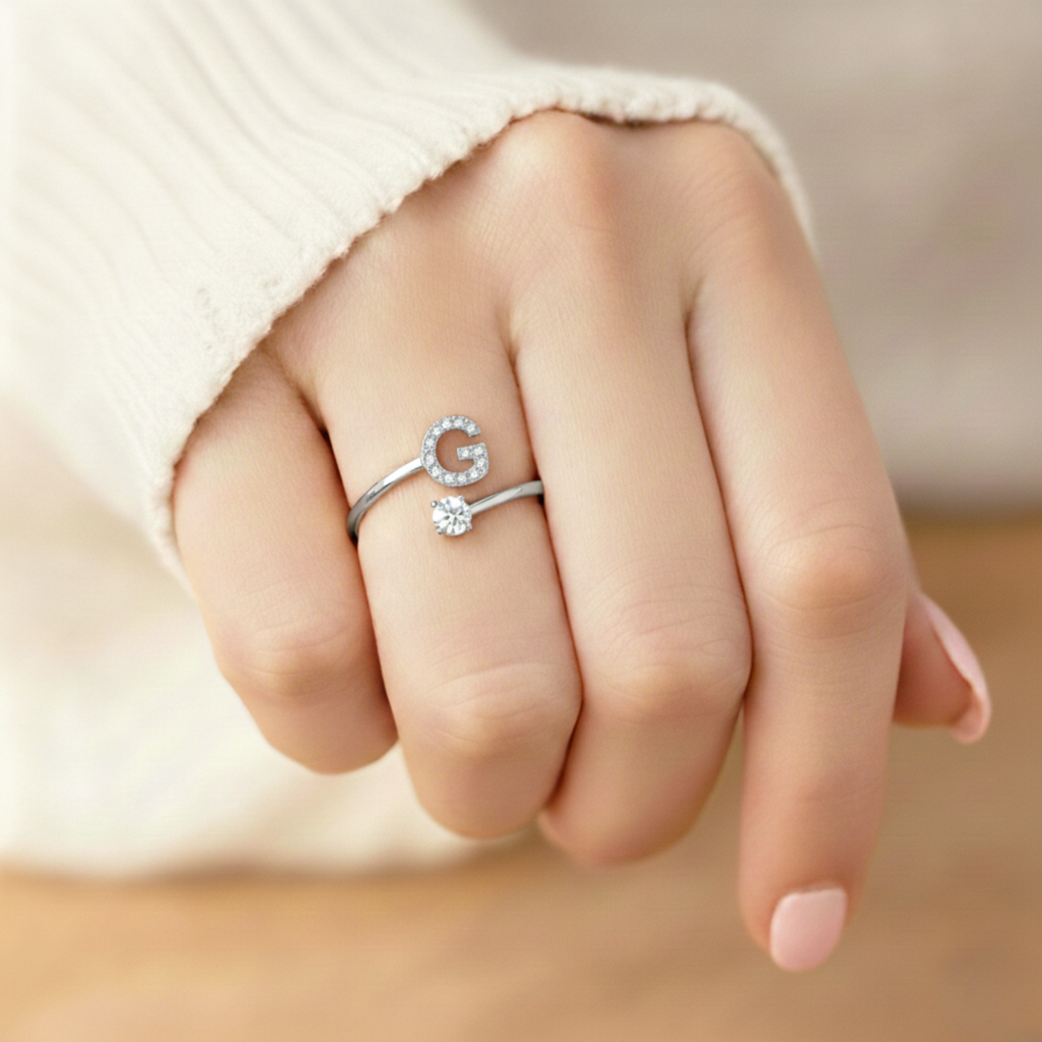 The Always Yours Initial Ring