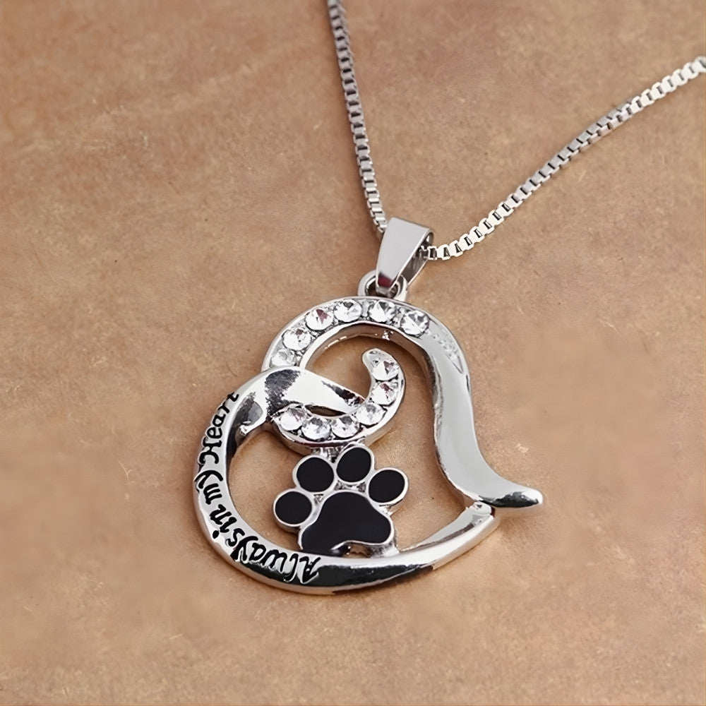 Elegant Dog Memorial Necklace