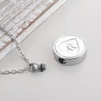Always Near Paw-Heart Urn Pendant