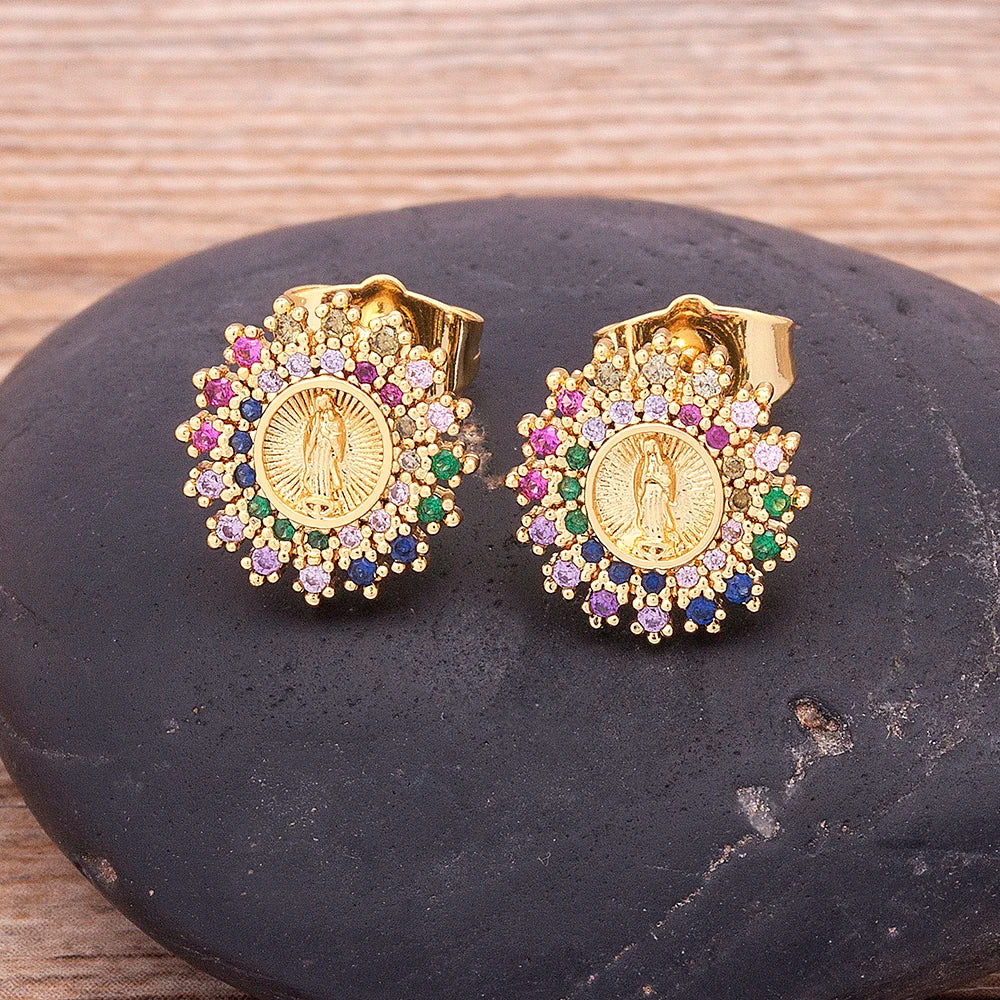 Mary Zircon Earrings