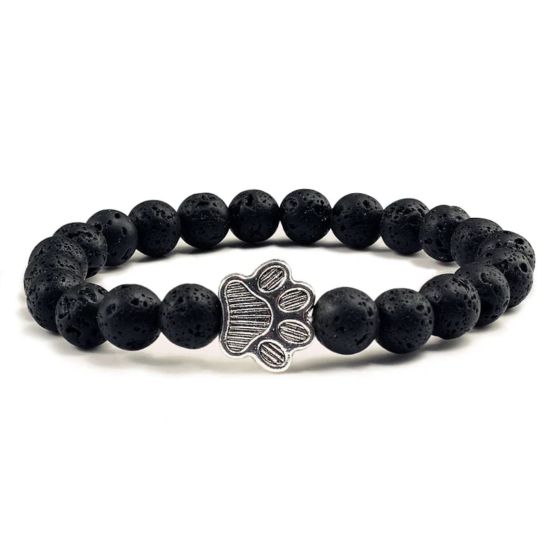 Ever-Loyal Paw Bead Bracelet