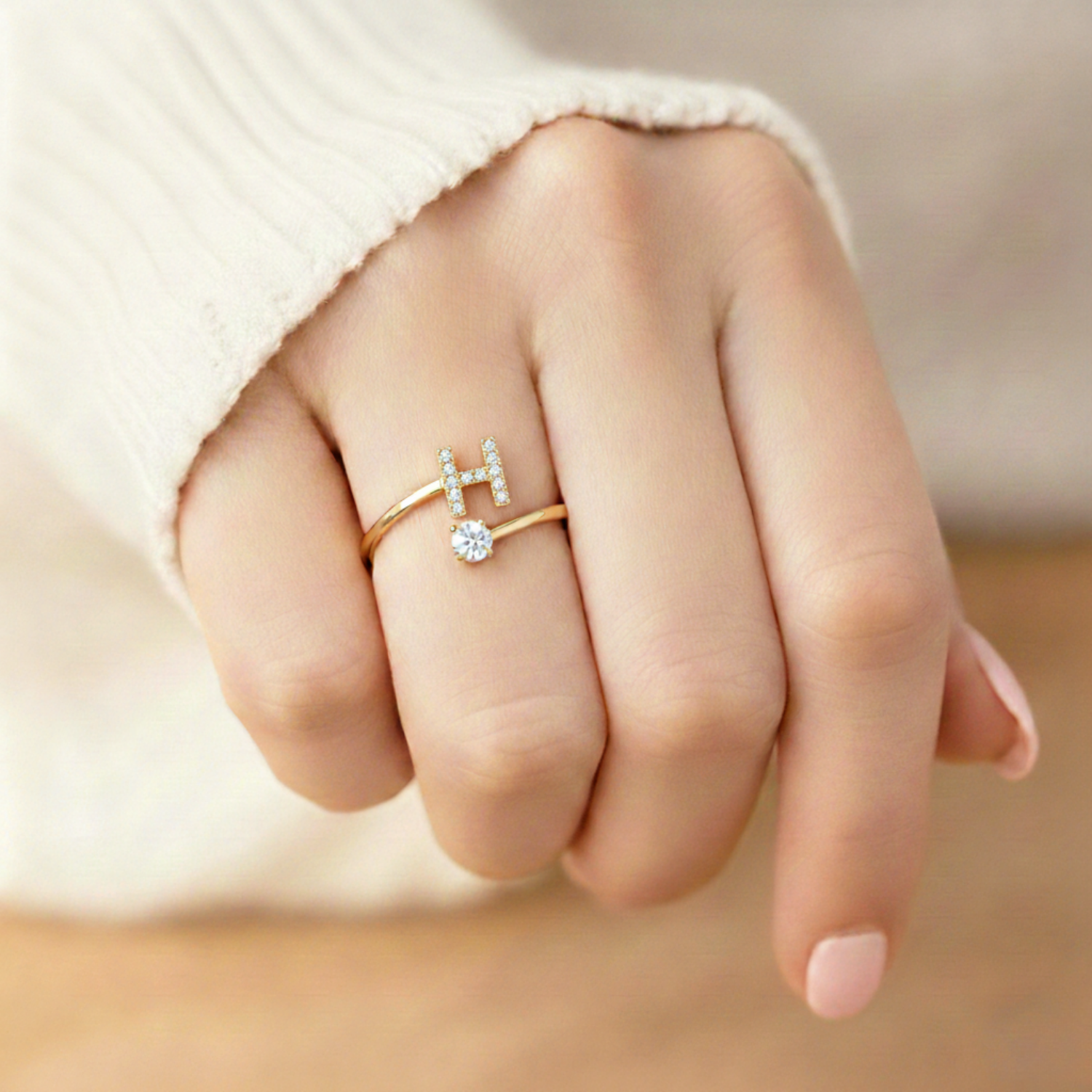 The Always Yours Initial Ring