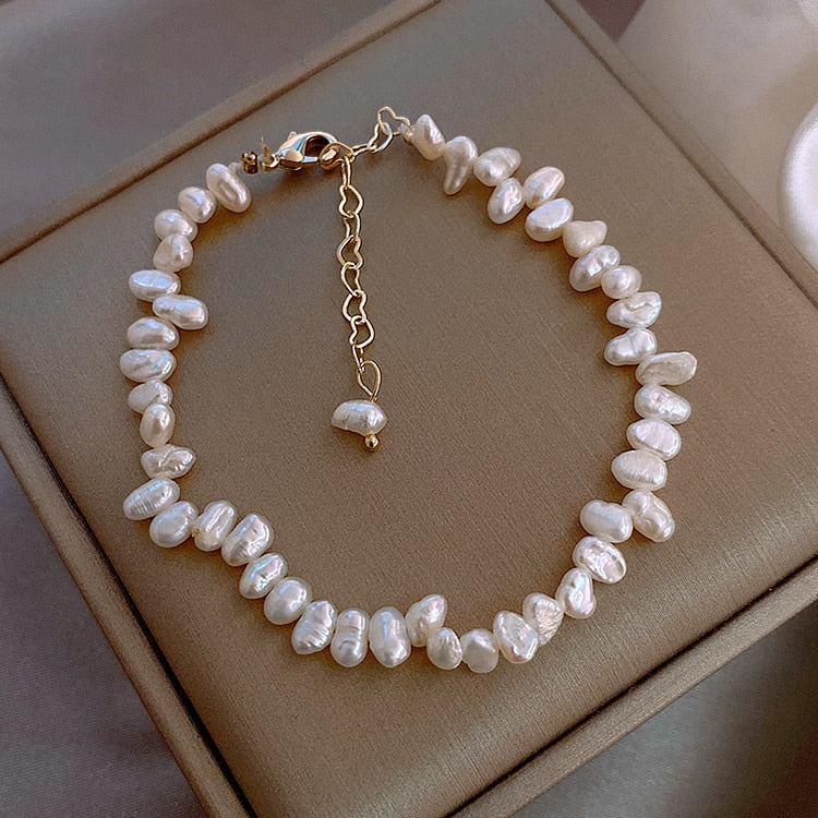 Céline Pearl Bracelet with Timeless Elegance