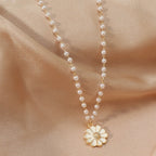 Pearl Daisy Pendant Necklace